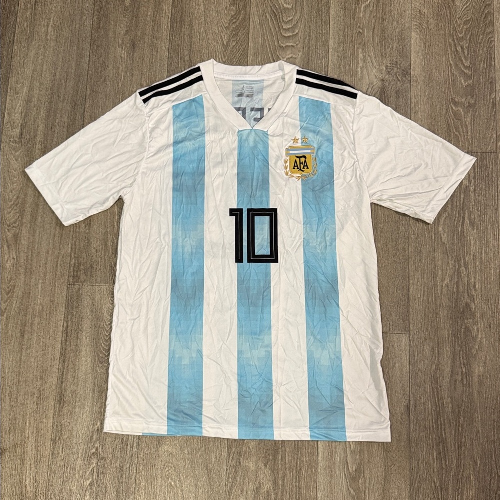 Argentina soccer jersey Messi replica adult sz L